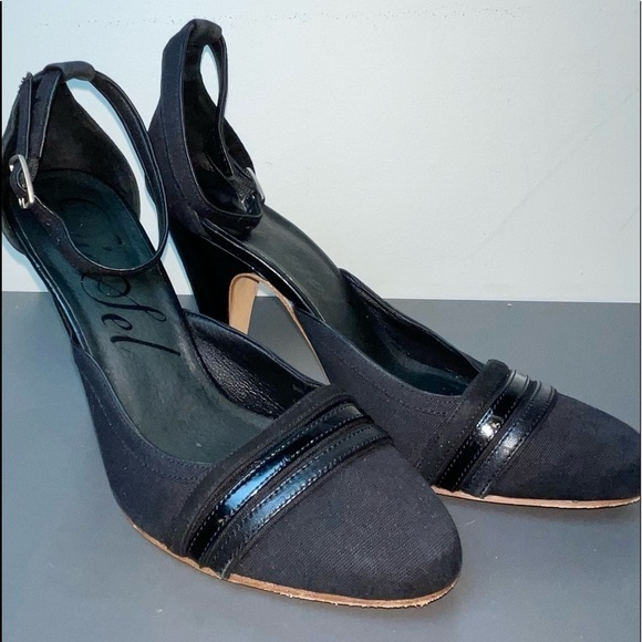 [DIESEL BLACK] Black Ankle-strap Heels - Picture 5 of 8